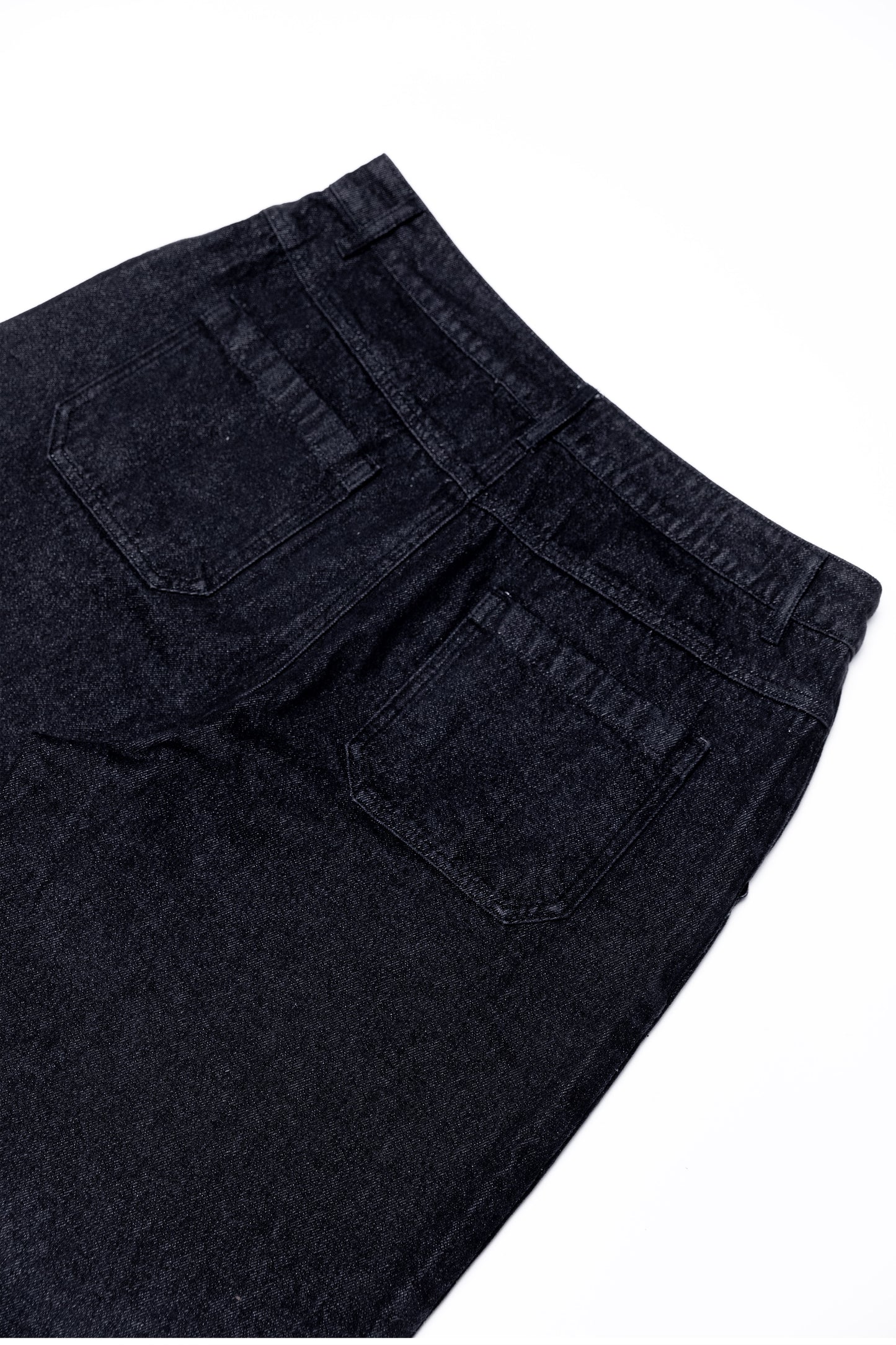 Salvedge Two Tuck Pleaded Denim
